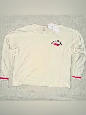 Lilly Pulitzer Pippy Sweater Love Always Large